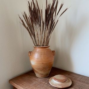 Handmade vintage clay vase/urn